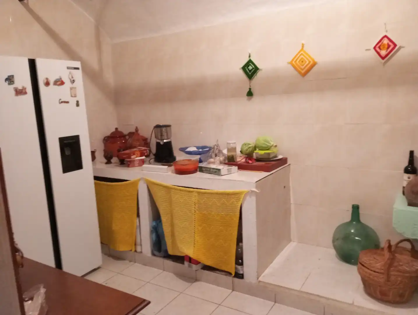 Cuina de Casa o xalet de lloguer en Cortes de Baza amb Moblat, Es permeten mascotes i Piscina comunitària