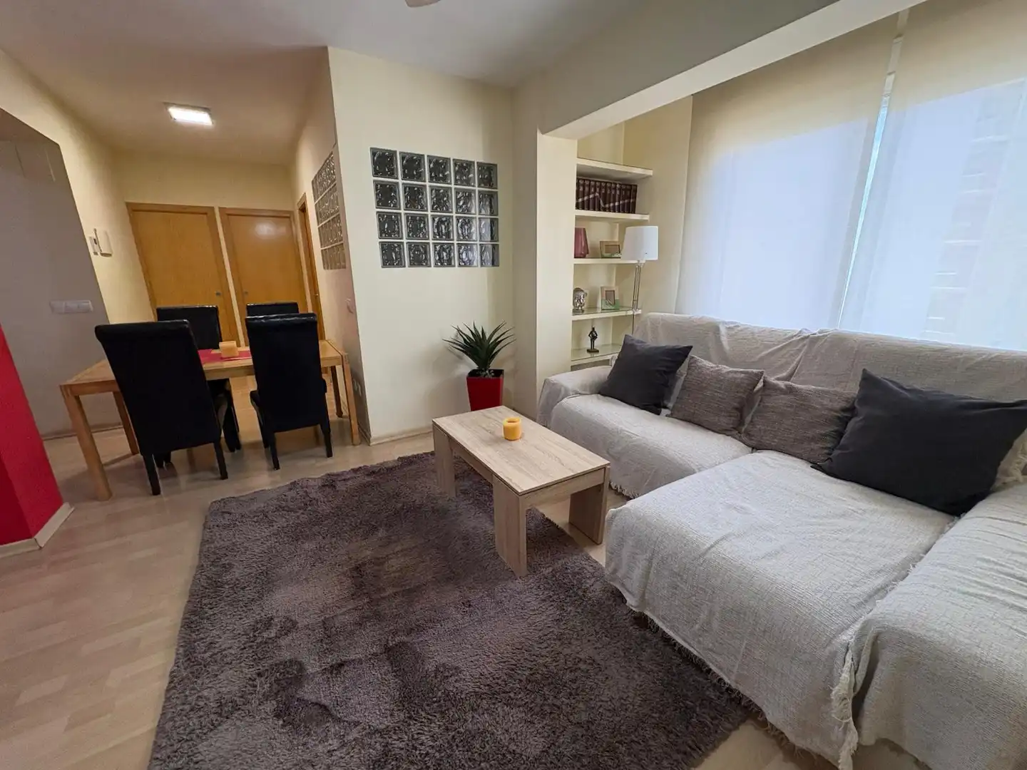 Wohnzimmer von Wohnung zum Verkauf in Castellón de la Plana / Castelló de la Plana mit Klimaanlage, Heizung und Möbliert