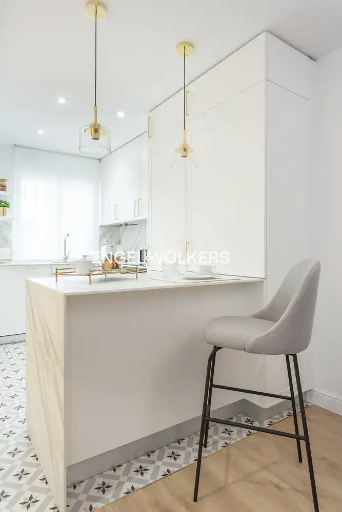 Cocina de Piso de alquiler en Madrid con Aire acondicionado, Calefacción y Amueblado