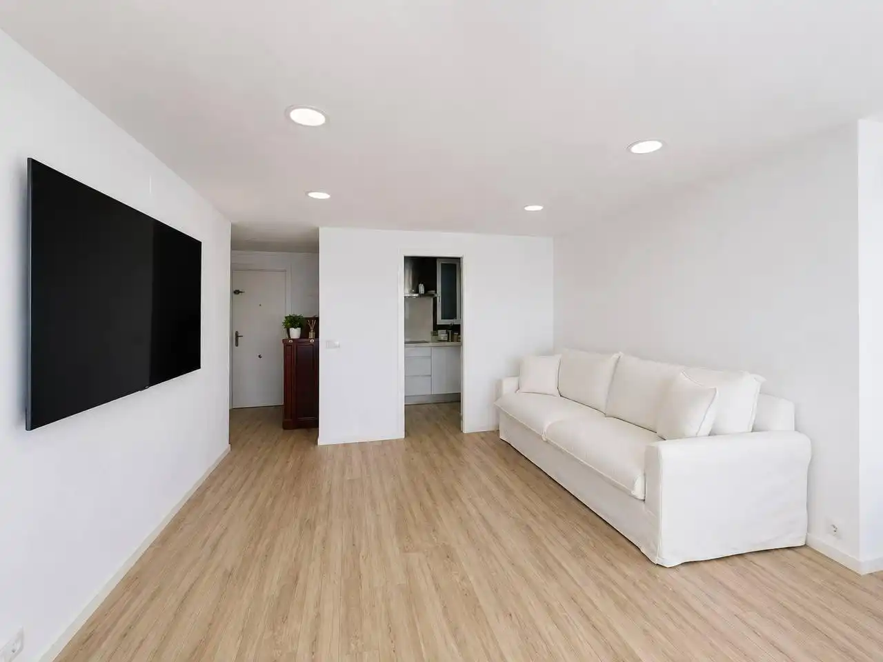 Living room of Flat for sale in Alicante / Alacant  with Air Conditioner, Heating and Private garden