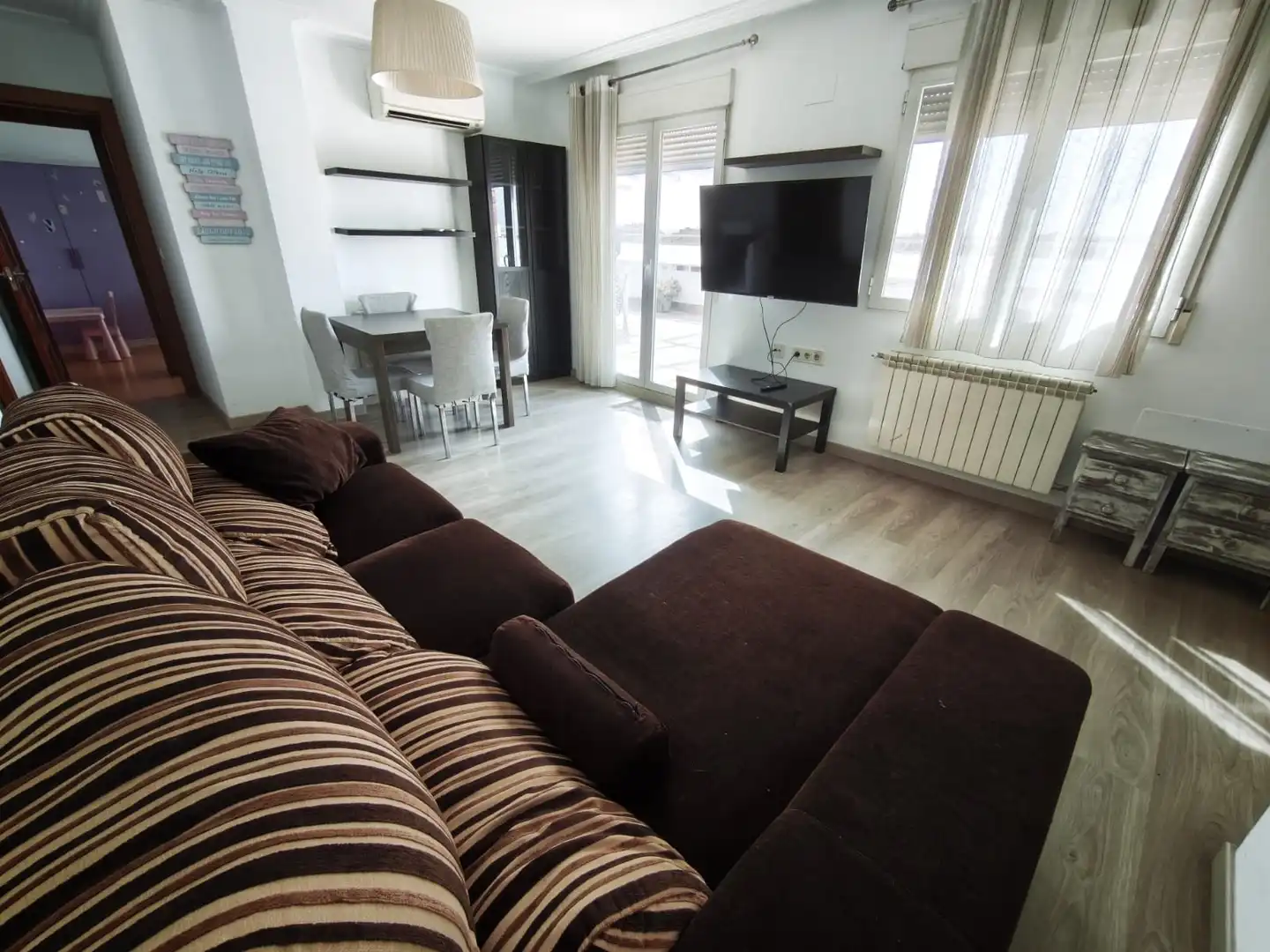 Sala de estar de Ático en venta en Albacete con Aire acondicionado, Calefacción y Parquet