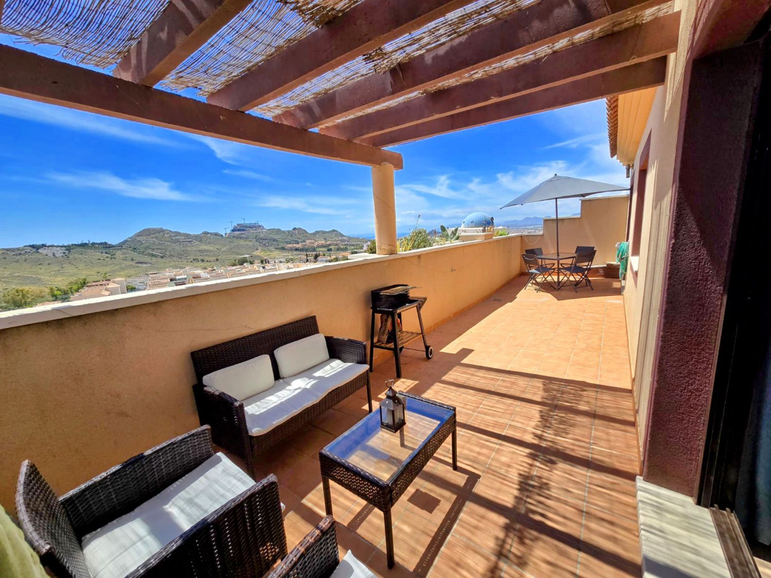 Terraza de Apartamento en venta en Águilas con Terraza, Amueblado y Piscina comunitaria