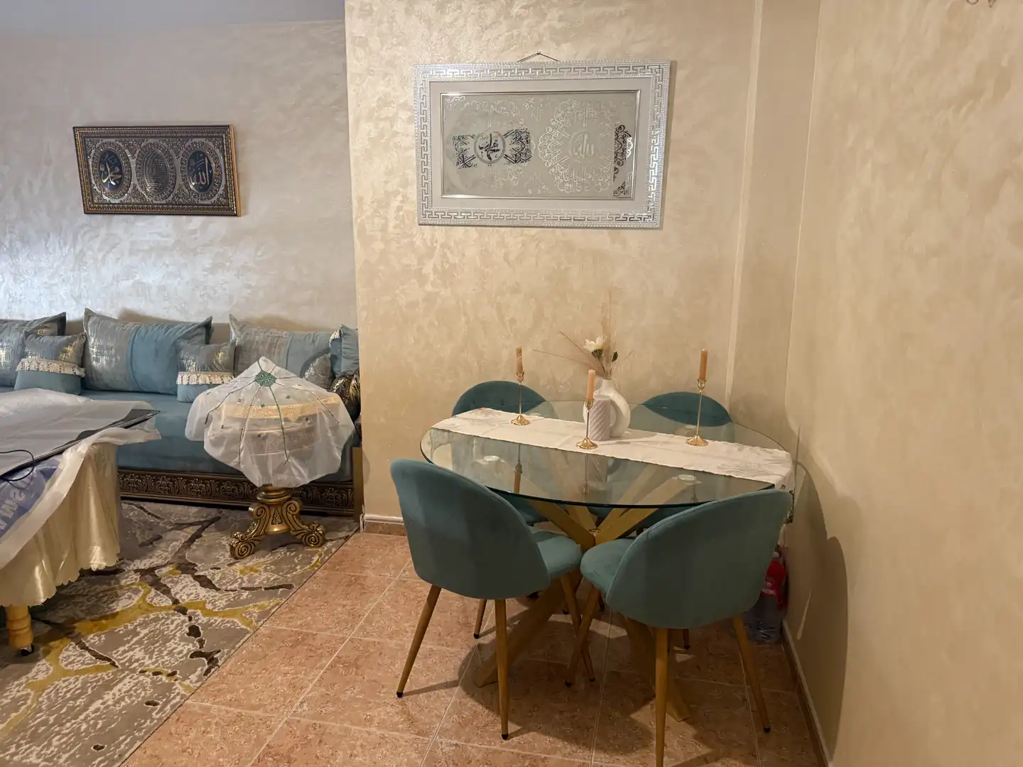 Dining room of Flat for sale in Reus  with Air Conditioner, Furnished and Oven