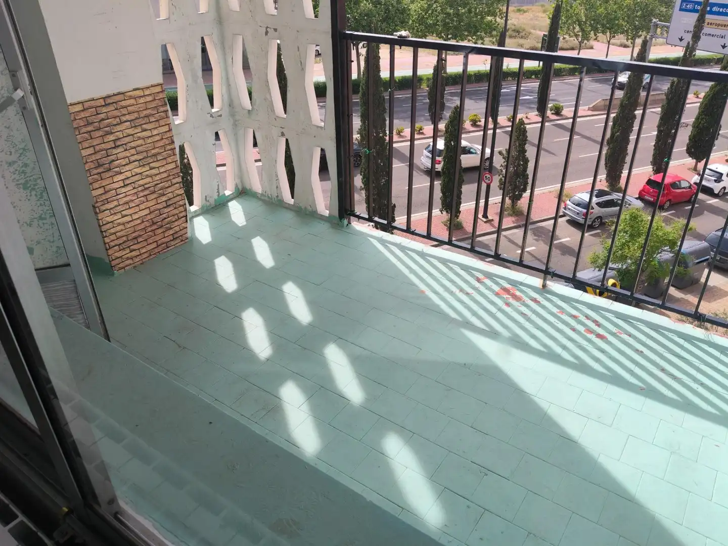 Balcony of Flat for sale in Zaragoza  with Heating, Terrace and Storage room