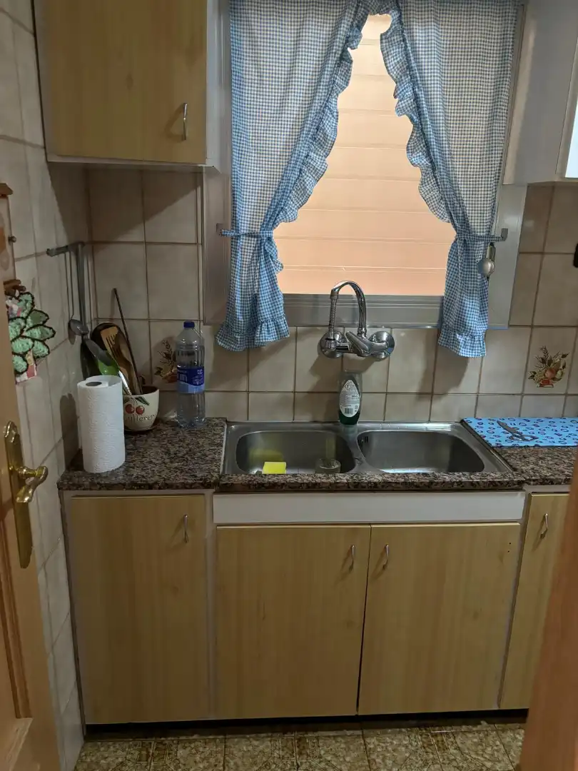 Küche von Wohnung zum Verkauf in Badalona mit Heizung und Terrasse