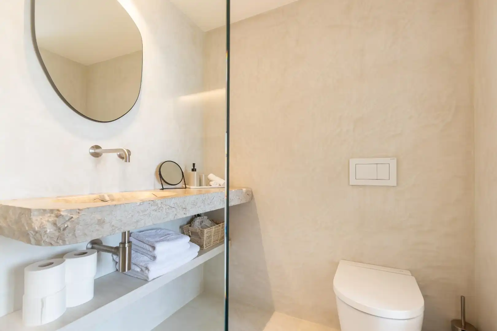 Baño de Casa o chalet en venta en Búger con Aire acondicionado, Calefacción y Jardín privado