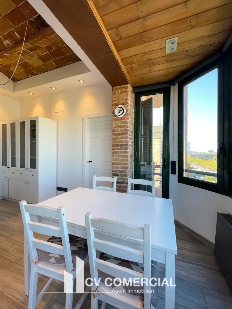 Dining room of Flat for sale in Barcelona  with Air Conditioner, Heating and Parquet flooring