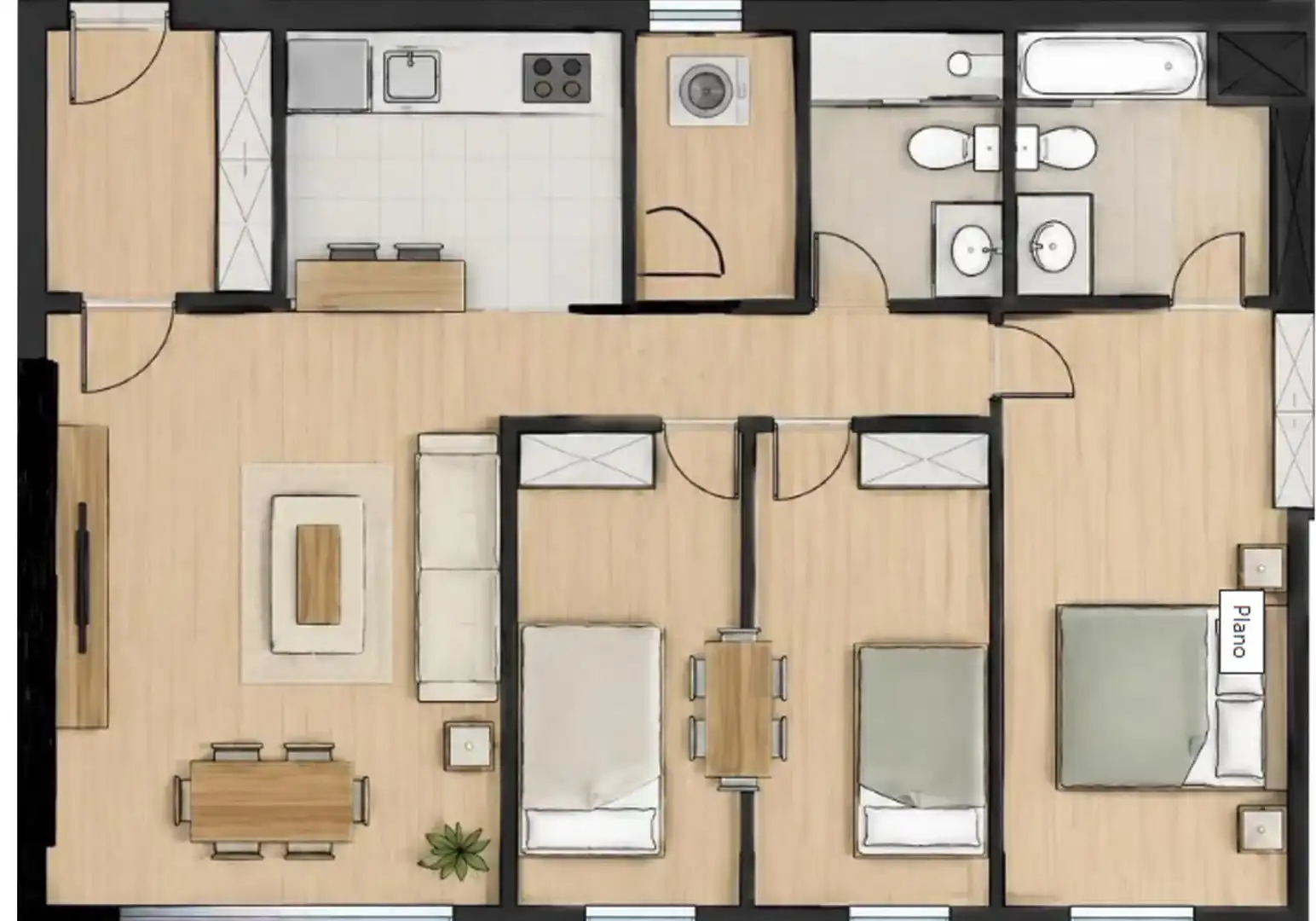 Flat for sale in Plaza Xúquer