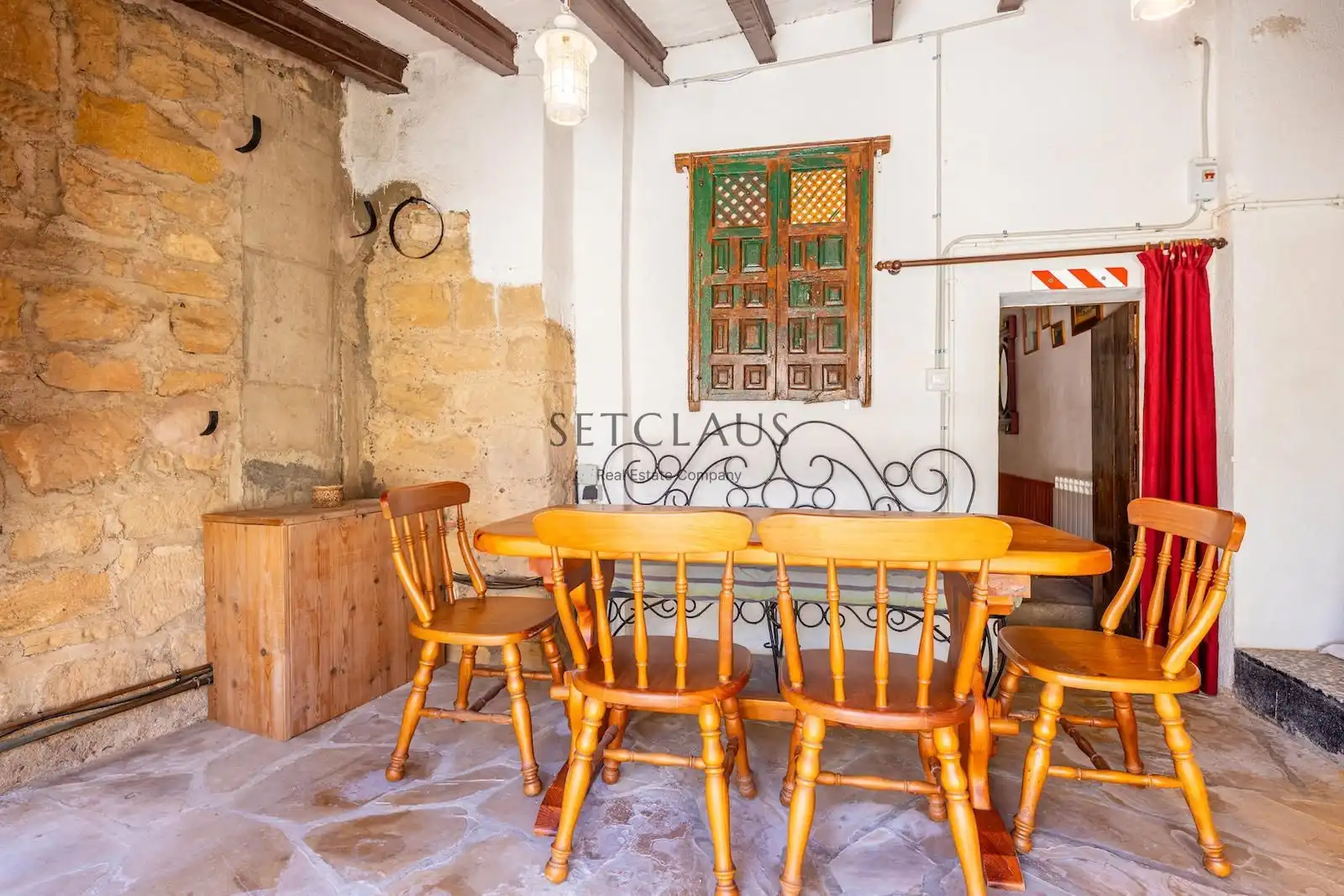 Comedor de Finca rústica en venta en Cornudella de Montsant con Calefacción, Jardín privado y Terraza