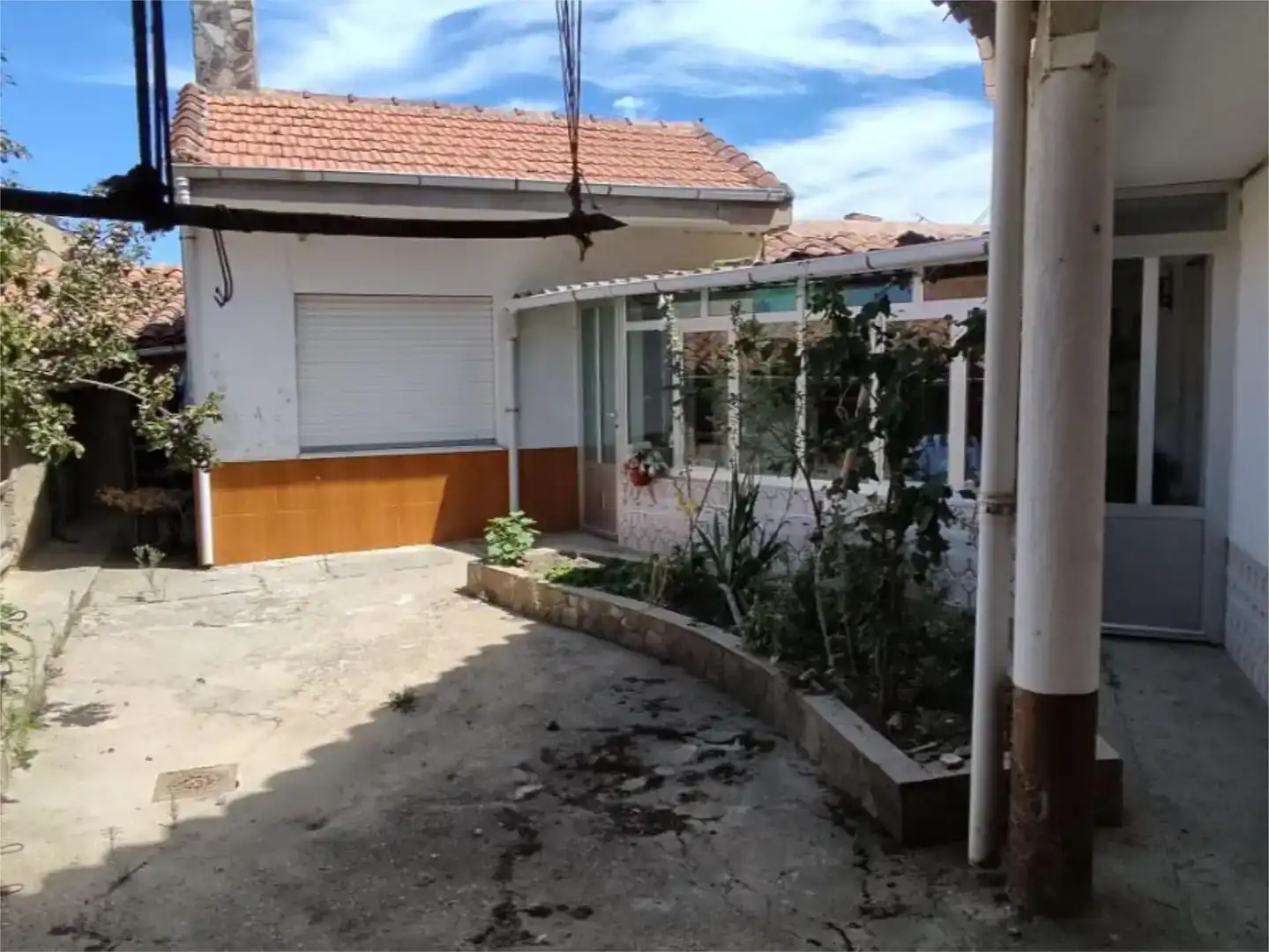 Exterior view of Flat for sale in Melgar de Tera  with Furnished and Balcony