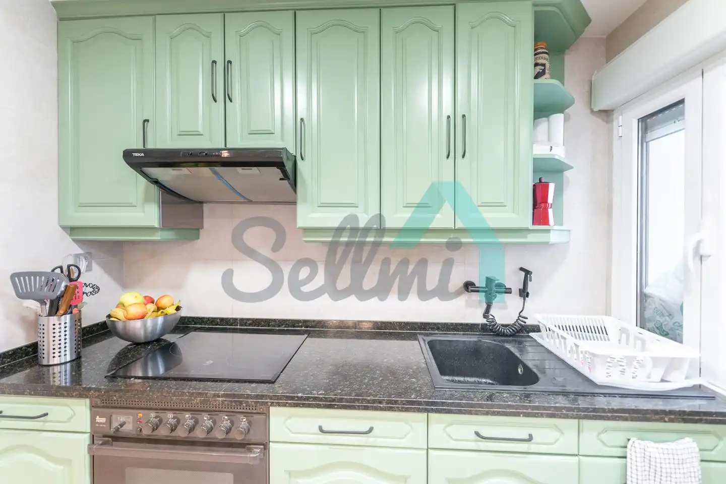 Kitchen of Flat for rent in Siero  with Heating, Terrace and Furnished