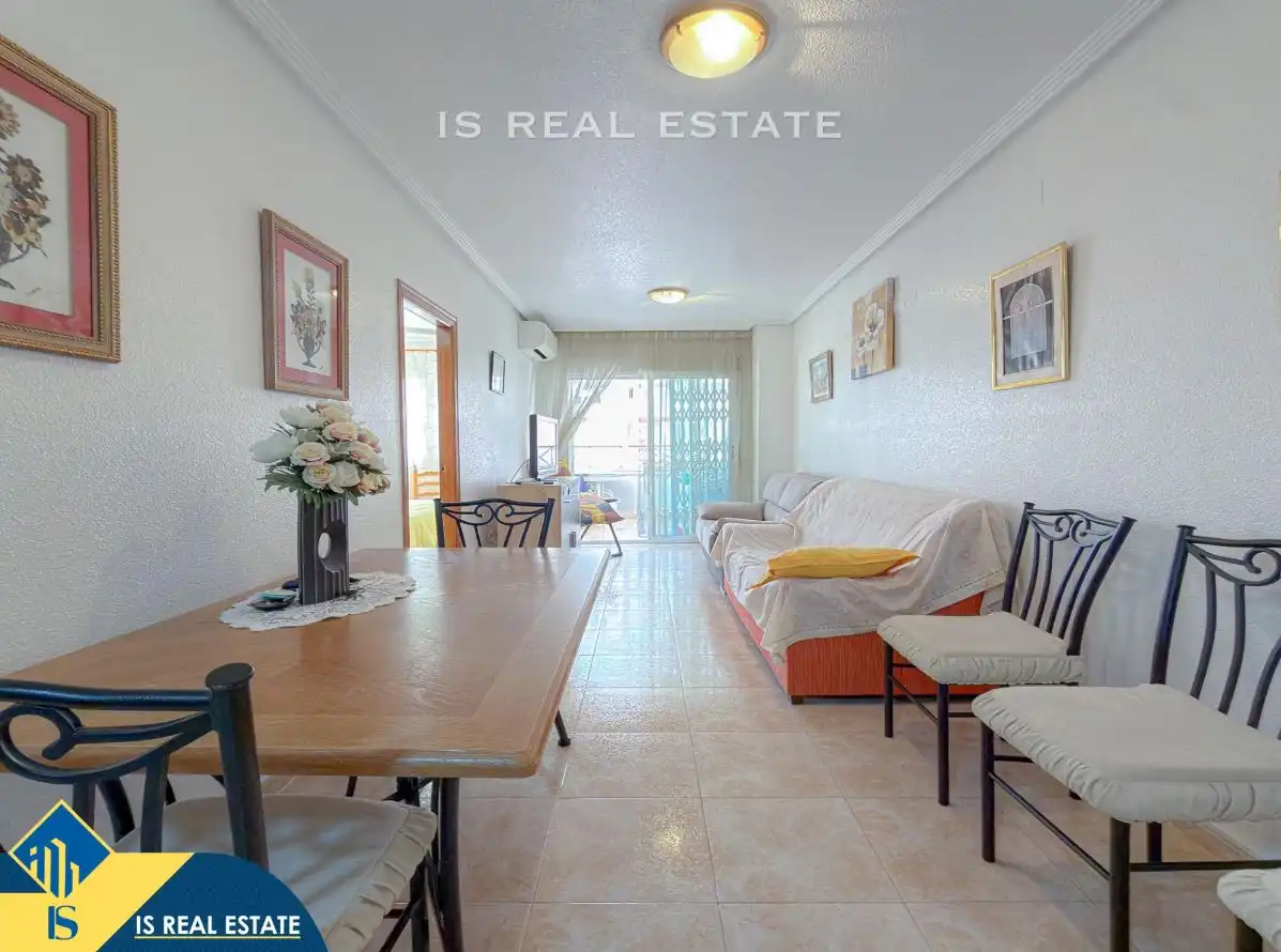 Sala de estar de Apartamento en venta en Torrevieja con Aire acondicionado, Calefacción y Terraza