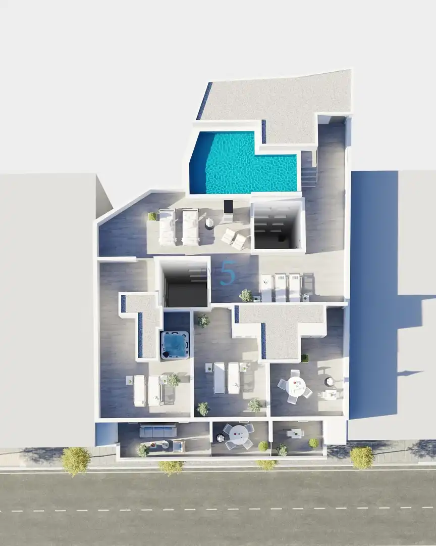 Penthouse with pool for sale in Centro, imagen 8