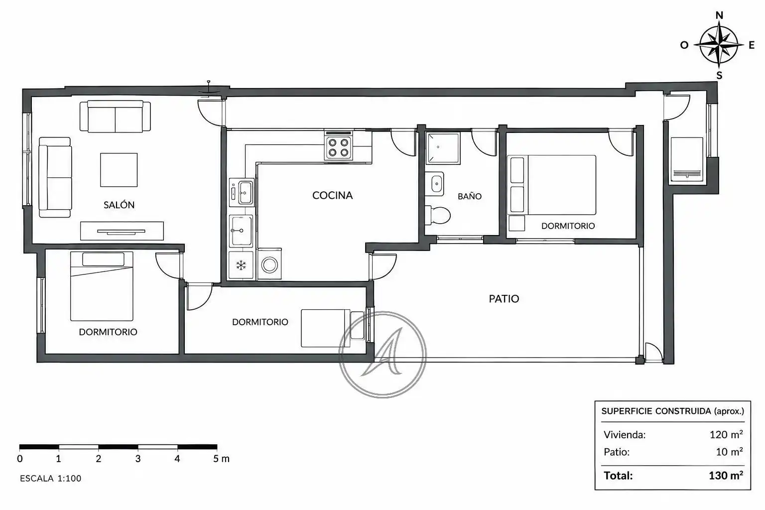 Wohnung zum Verkauf in Alicante / Alacant mit Möbliert