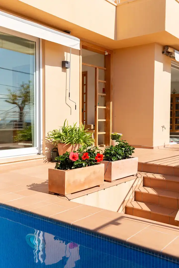 Terrassa de Casa adosada en venda en  Palma de Mallorca amb Aire condicionat, Jardí privat i Terrassa