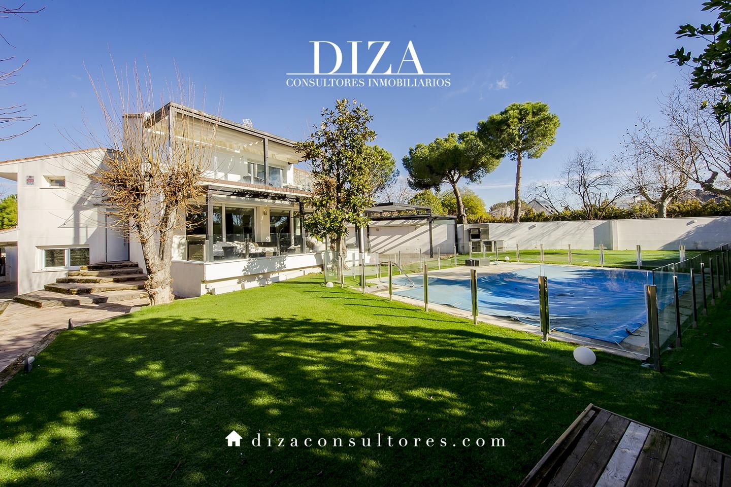 Garden of House or chalet for sale in Pozuelo de Alarcón  with Air Conditioner, Heating and Private garden