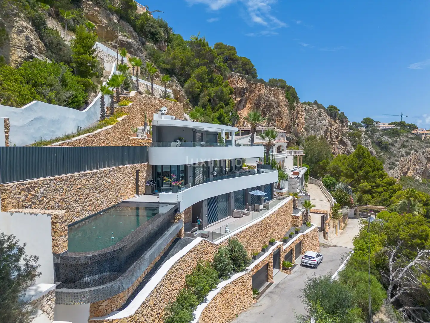 Exterior view of Houses for sale in Jávea / Xàbia  with Air Conditioner, Heating and Private garden