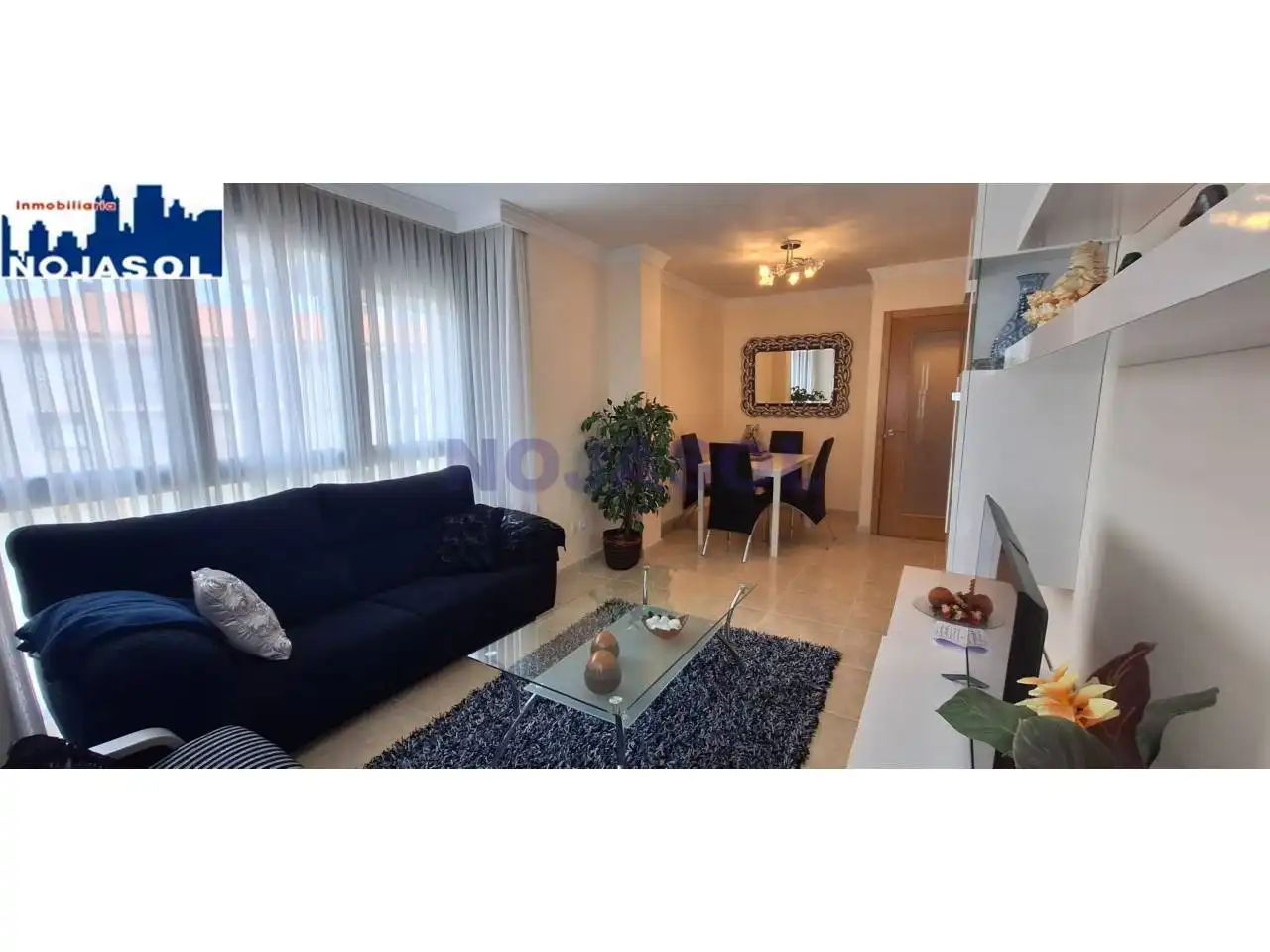 Living room of Flat for rent in Noja  with Heating, Terrace and Furnished