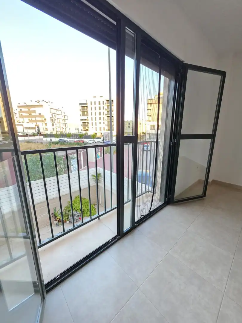 Balcony of Flat for rent in Murcia  with Air Conditioner and Heating