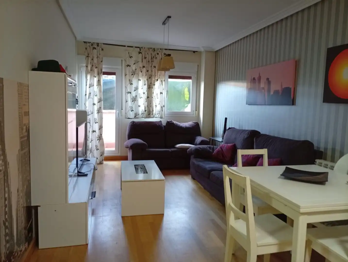 Sala de estar de Piso de alquiler en Arroyo de la Encomienda con Calefacción y Parquet