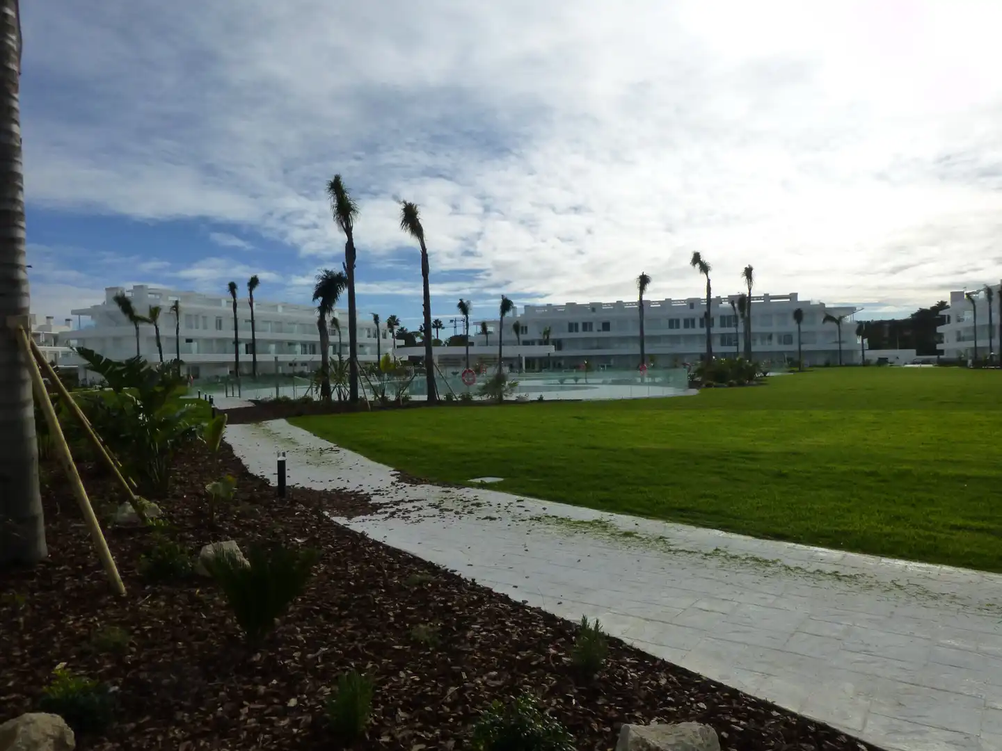 Vista exterior de Planta baja en venta en Chipiona con Aire acondicionado, Calefacción y Jardín privado