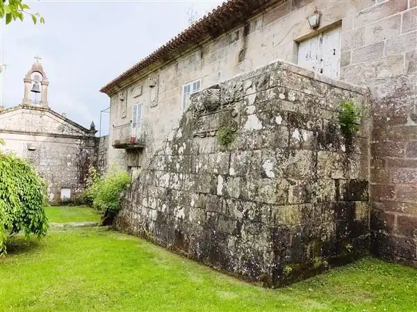 Vista exterior de Finca rústica en venta en A Cañiza   con Calefacción, Jardín privado y Terraza