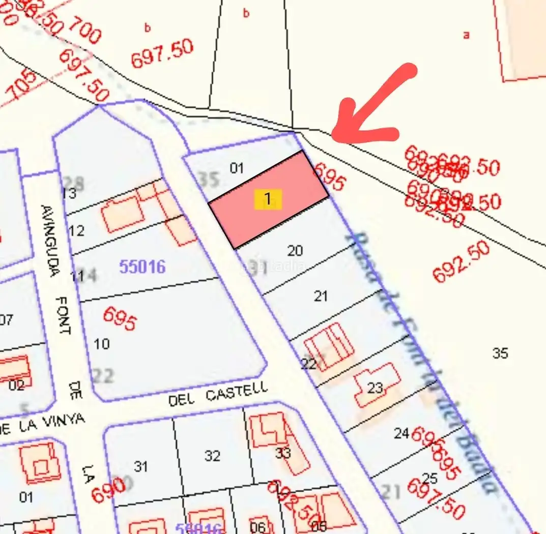 Terreno residencial en venta en Carrer Josep Pla 31