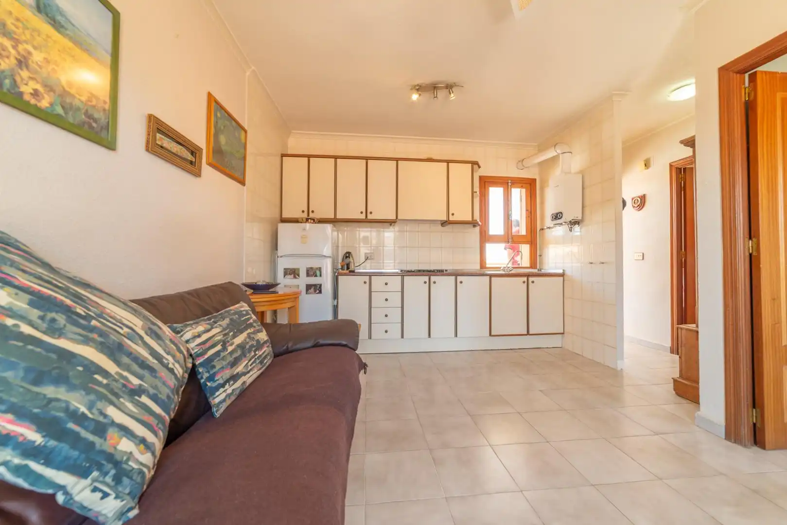 Cuina de Apartament en venda en San Javier amb Terrassa, Traster i Moblat