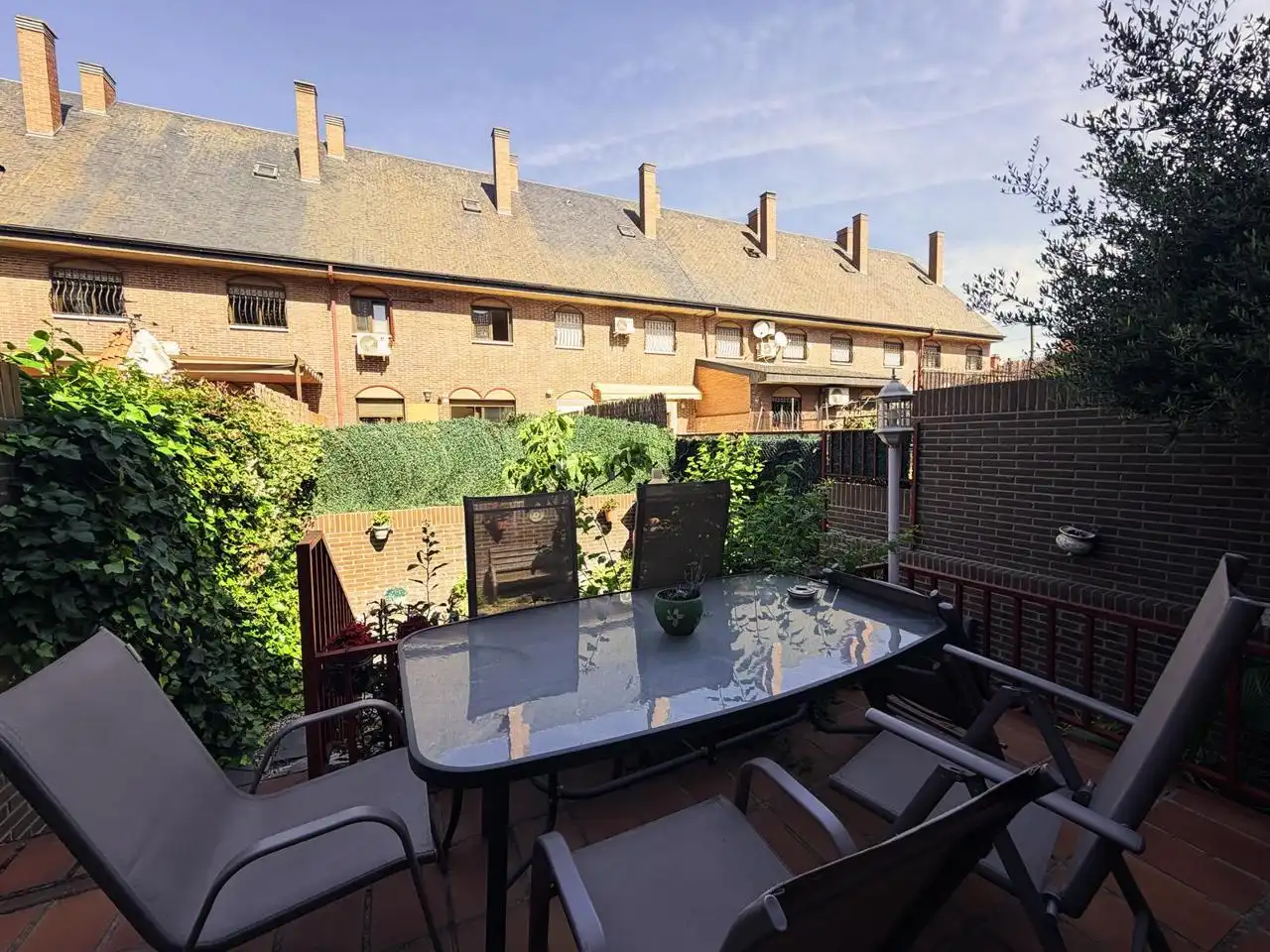 Terrassa de Casa adosada en venda en Getafe amb Aire condicionat, Jardí privat i Terrassa