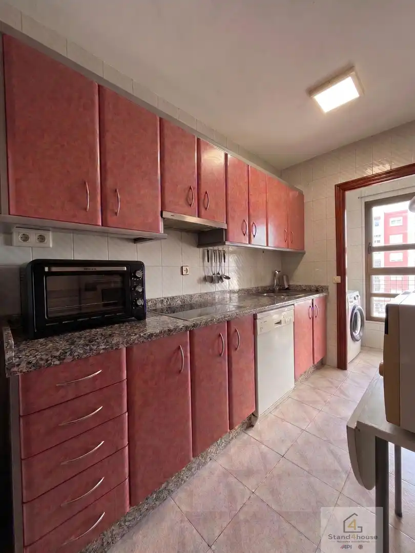 Kitchen of Flat for sale in Bollullos Par del Condado  with Air Conditioner, Heating and Furnished