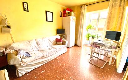 Living room of Flat for sale in Málaga Capital  with Furnished and Balcony