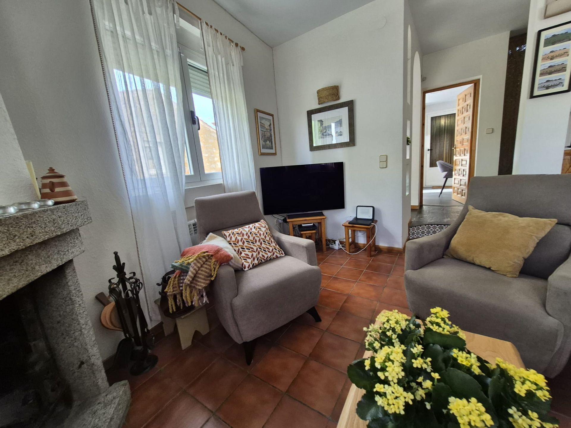 Sala d'estar de Casa o xalet en venda en Ávila Capital amb Calefacció i Terrassa