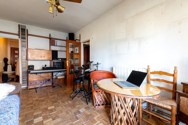 Bedroom of Flat for sale in  Madrid Capital  with Heating, Parquet flooring and Terrace