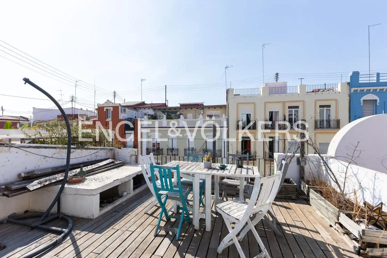 Terrasse von Dachboden zum Verkauf in Valencia mit Heizung und Balkon