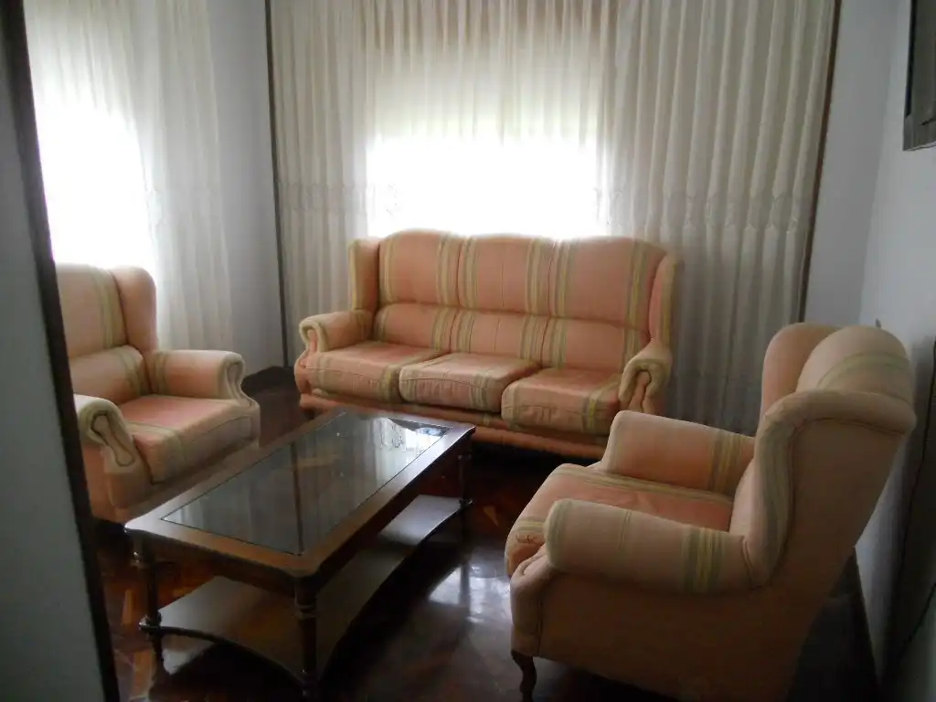 Living room of Houses for rent in Lugo  with Heating, Storage room and Furnished