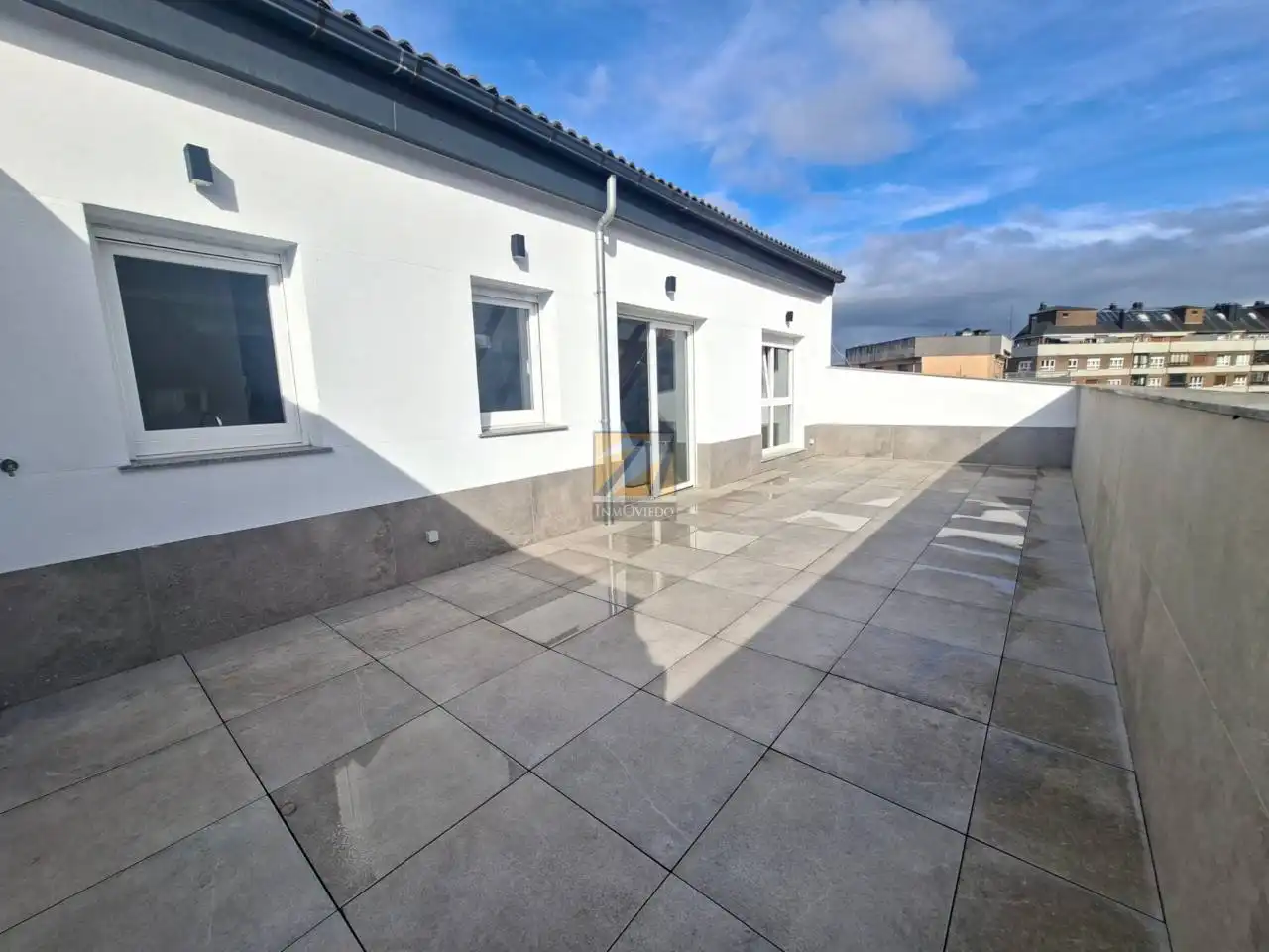 Exterior view of Attic for sale in Oviedo   with Heating, Terrace and Furnished