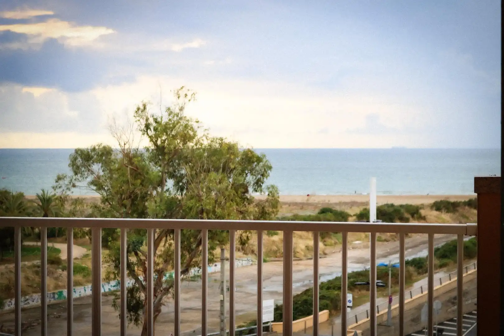 Bedroom of Flat for sale in Vilanova i la Geltrú  with Air Conditioner, Parquet flooring and Balcony