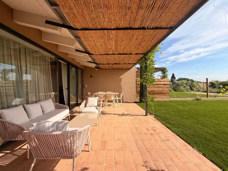 Terraza de Casa o chalet de alquiler en Cruïlles, Monells I Sant Sadurní de L'Heura con Aire acondicionado, Calefacción y Jardín privado