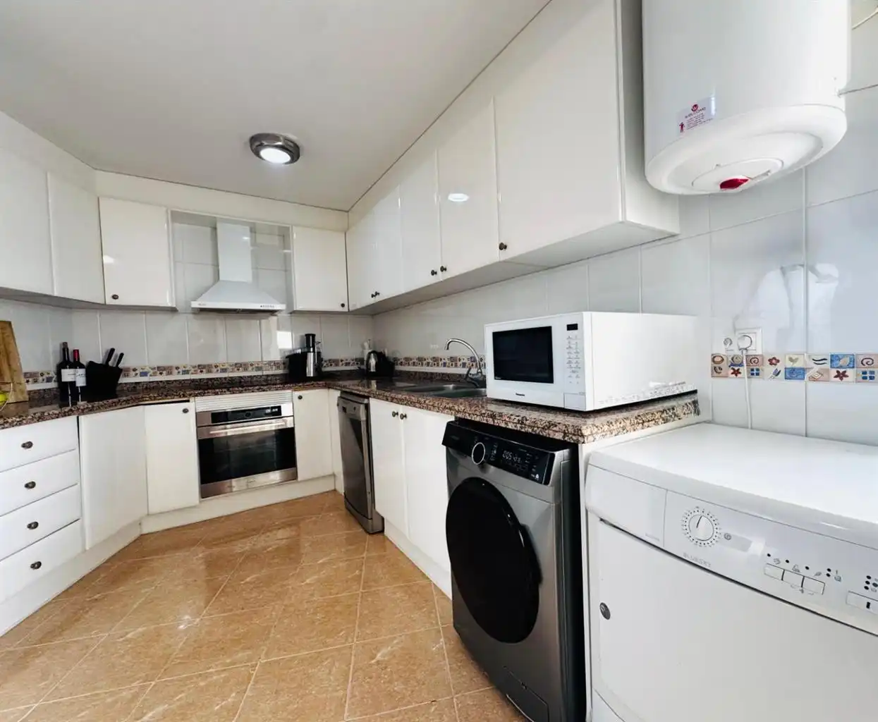 Cocina de Piso en venta en Villajoyosa / La Vila Joiosa con Aire acondicionado, Calefacción y Terraza