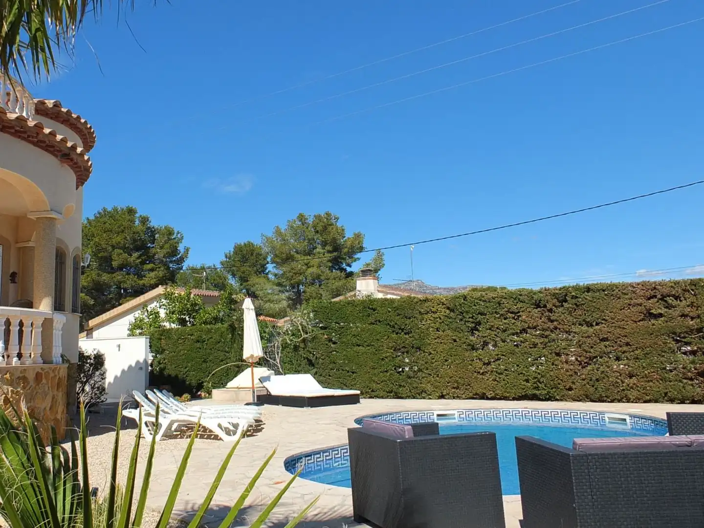 Piscina de Casa o xalet en venda en L'Ametlla de Mar  amb Aire condicionat, Terrassa i Piscina
