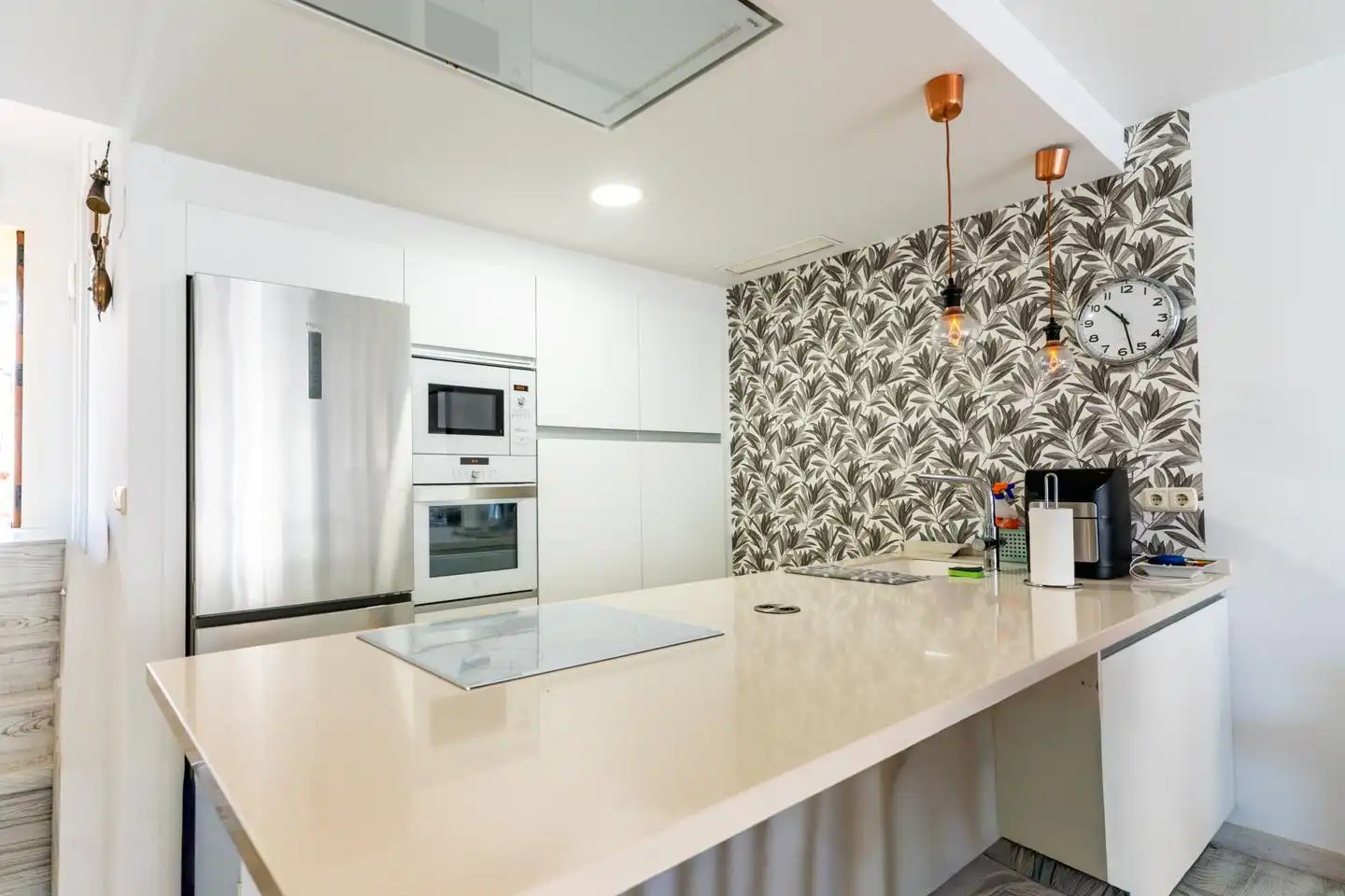 Kitchen of Detached homes for sale in Santa Pola  with Air Conditioner, Private garden and Parquet flooring