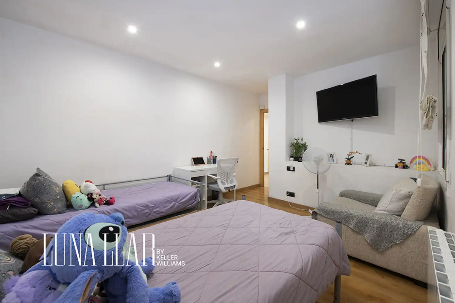 Schlafzimmer von Wohnung zum Verkauf in Gavà mit Klimaanlage, Heizung und Parkett