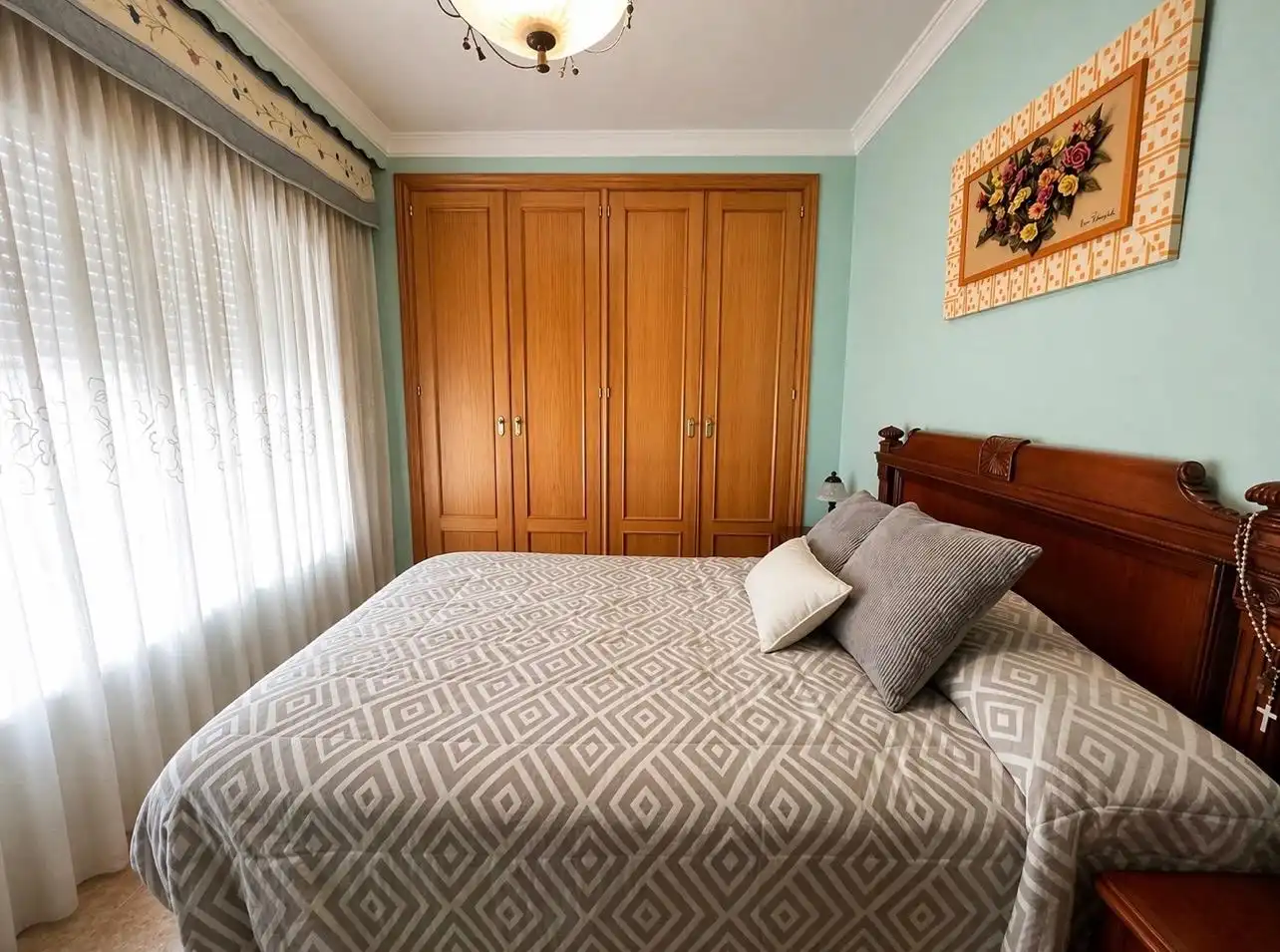 Bedroom of Flat for sale in Estepona  with Air Conditioner and Furnished