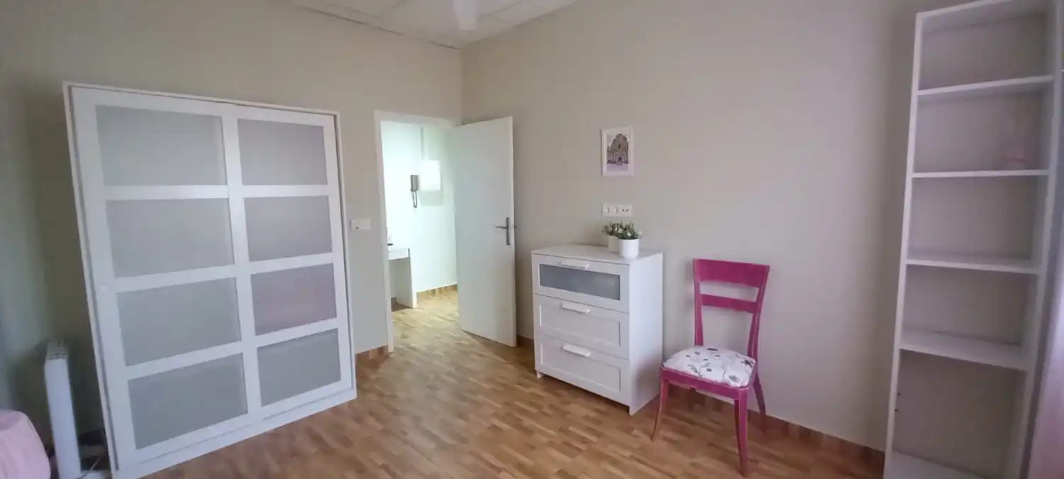 Schlafzimmer von Wohnung zur Miete in Murcia mit Klimaanlage, Heizung und Möbliert