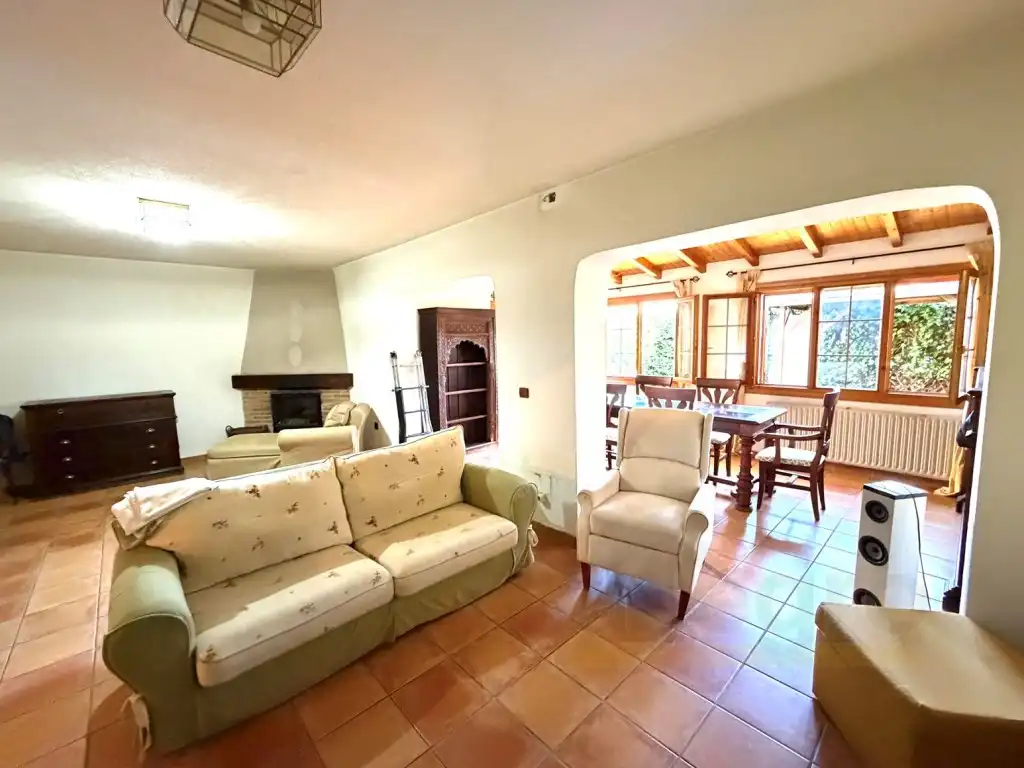 Sala de estar de Casa adosada en venta en Moralzarzal