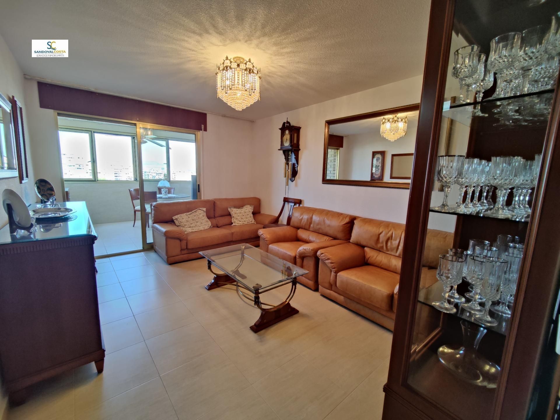 Living room of Flat for sale in Alicante / Alacant  with Air Conditioner, Terrace and Community pool