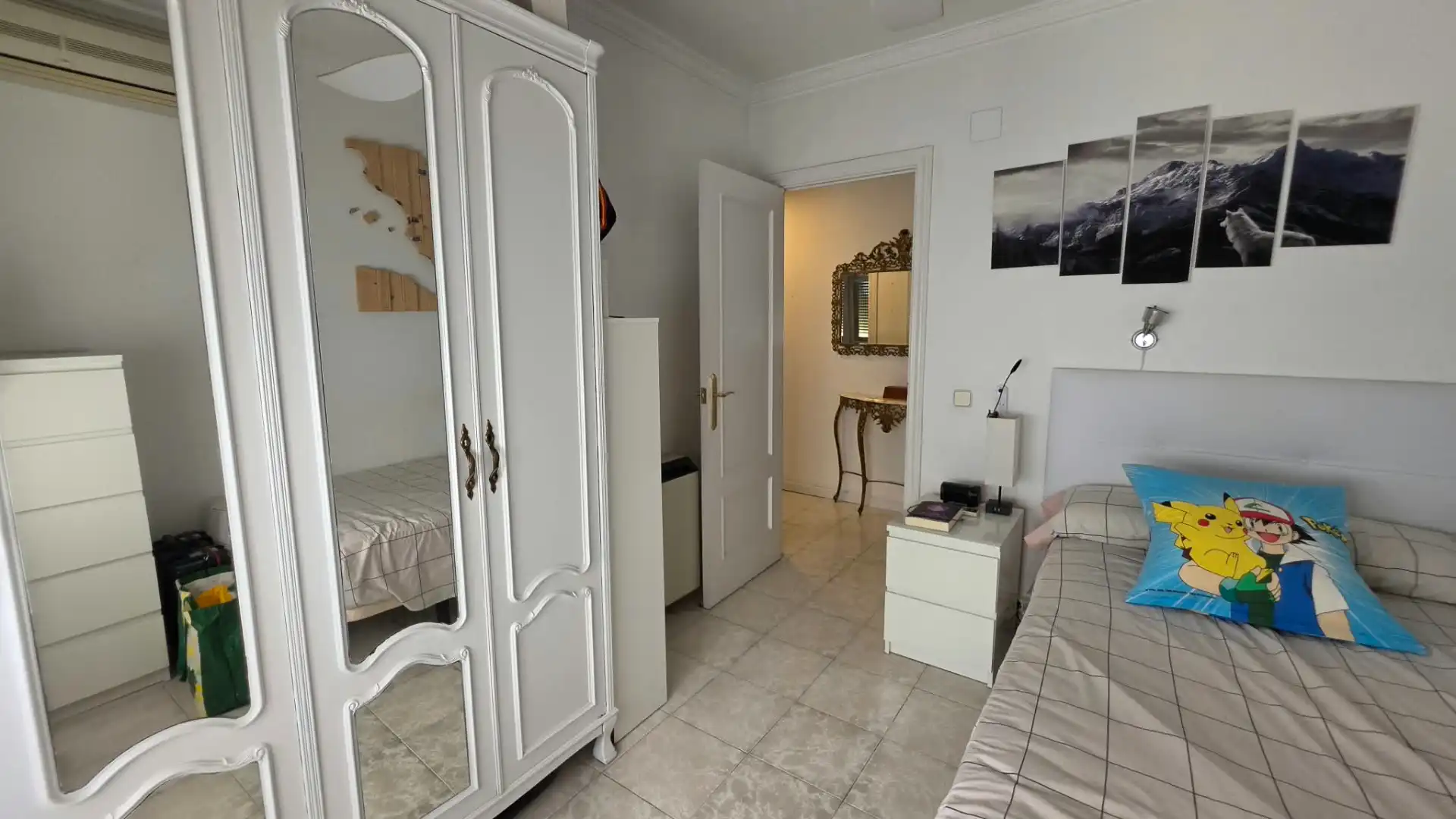 Bedroom of Flat for sale in Parla  with Air Conditioner, Heating and Terrace