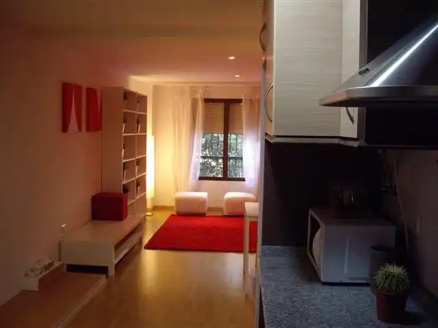 Wohnzimmer von Wohnung zur Miete in Valencia mit Klimaanlage