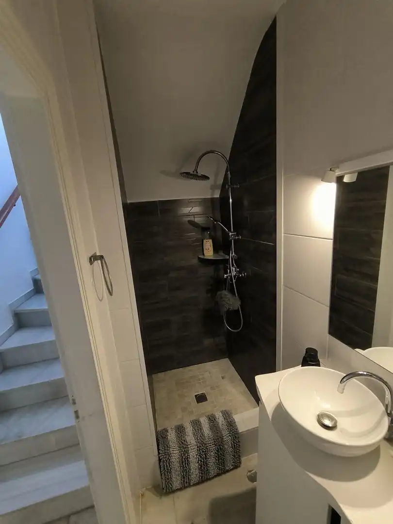 Bany de Casa adosada en venda en Mijas amb Aire condicionat, Terrassa i Piscina