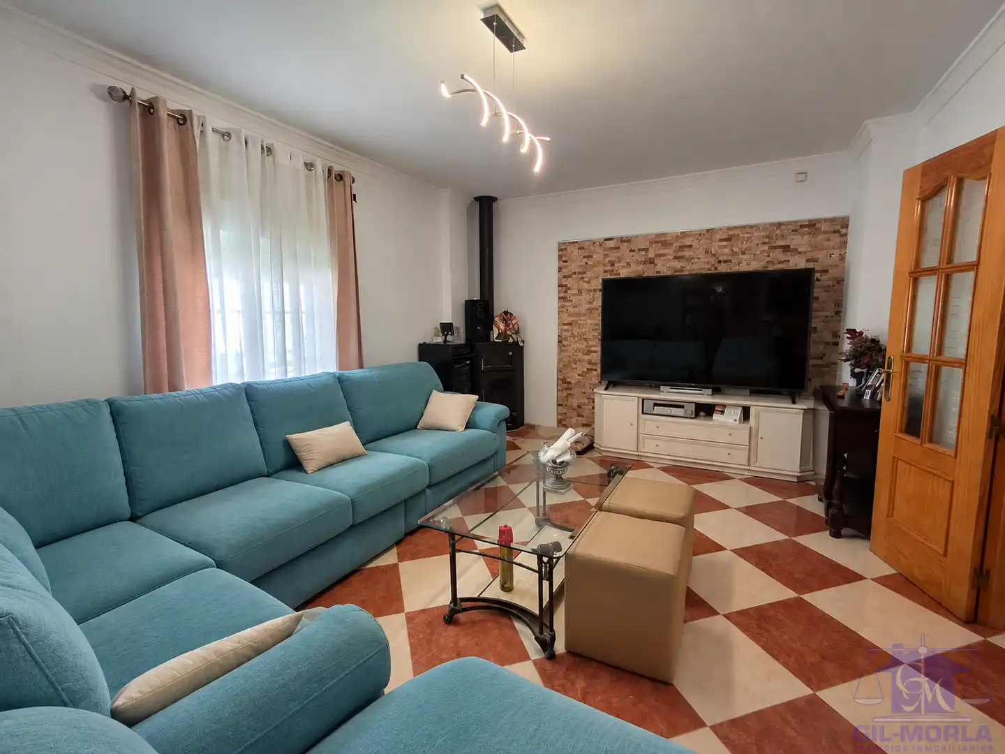 Sala de estar de Piso en venta en Benamocarra, Málaga